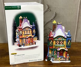 Department 56 North Pole Series Crayola Polar Palette Art Center Christmas Village House