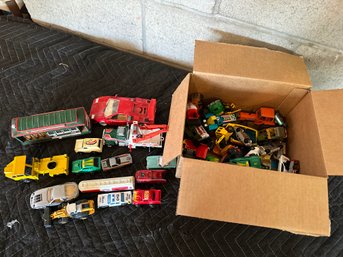 Group Of Diecast And Toy Cars