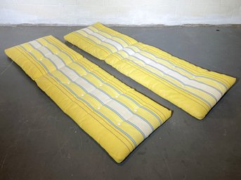 A Pair Of Vintage Mesh Lounge Chair Cushions