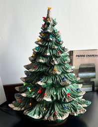 Huge Vintage 23' Ceramic Christmas Tree