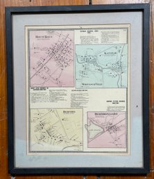 Vintage Maps Of Westchester - Bedford, Mt. Kisco, Katonah, Bedford Station
