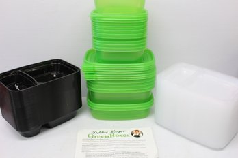 Large Mixed Lot Of New Plastic Storage Containers