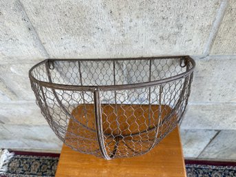 Wall Hanging Wired Basket