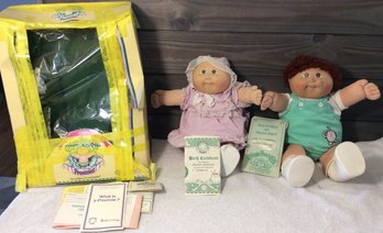 2 Vintage Cabbage Patch Dolls - A