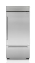 Sub Zero 36' Over & Under Stainless Refrigerator