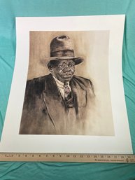 Theadius McCall 9/82 Portrait Of A Man Artwork Print 20x24