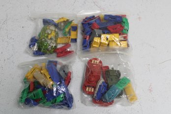 Vintage Lot Of Plastic Cars And Boats.