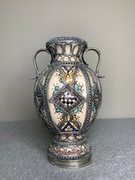 Vintage Moroccan Palatial Pottery Vase