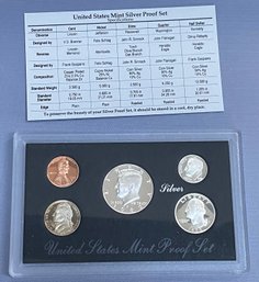 United States Mint Silver Proof Set 1992