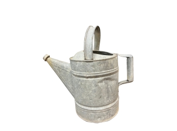 Aged Galvanized Metal Watering Can