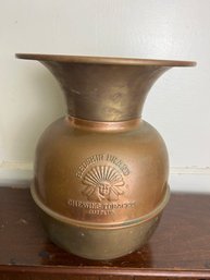 Antique Copper Spittoon