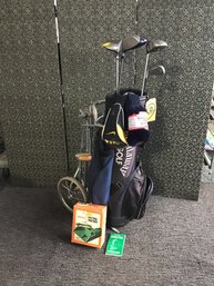 Golf Club And Accessories Lot