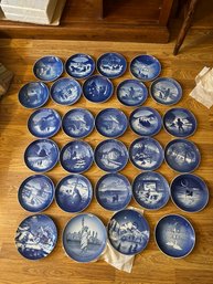 Large Group Of 28 Porcelain Collector Plates - Mainly Royal Copenhagen