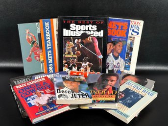 An Assortment Of Sports-Related Books