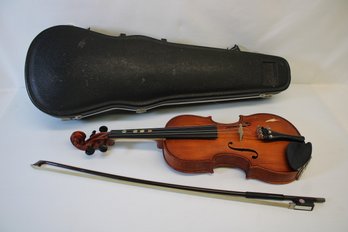 C Meisel Student Violin With Glasser Bow And Hard Case