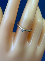 Vintage 14k Gold And Diamond Ring