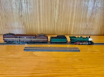AHM Rivarossi Pennsylvania #4929 And Varney Casey Jones Vintage Train S& Track