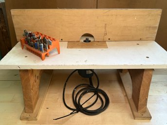 Router Table With Bosch Router & Router Bits