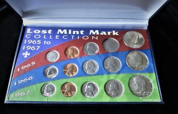 U.S. 1965, '66, '67 15 Coin Collection, With 3 Kennedy 40 Silver Coins
