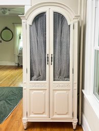 A Vintage French Provincial Armoire, Or China Cabinet