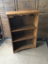 Solid Wood Book Case With 2 Shelves