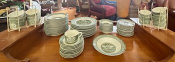 The Old Curiosity Shop Soup Bowls, Dinner & Butter Plates, Platter & Salad Bowls, Saucers & Tea Cups.