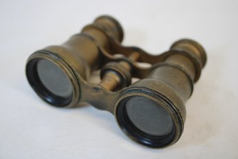 Pair Of Vintage WW II Era Adjustable Brass? Binoculars