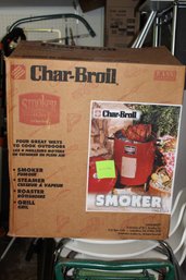 New In Box Char Broil Smoker