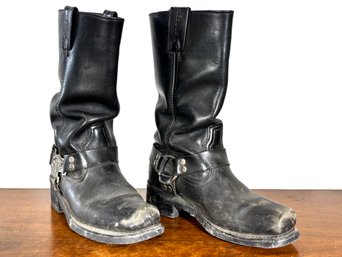 A Pair Of Harley Davidson Motorcycle Boots, Ladies' 6.5