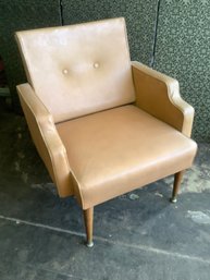 Mid Century Cushioned Arm Chair