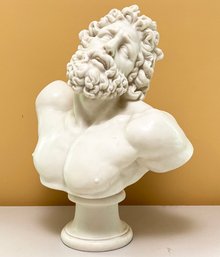 A Large Alabaster Style Bust