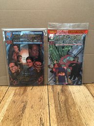 Star Trek Deep Space Nine Signed & Numbered By Artist & Sealed Comic Book With Card Inside.   Lot 125