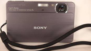 SONY CYBERSHOT DIGITAL CAMERA MODEL DSC-T700 WITH A CARL ZEISS VARIO TENSOR 4X OPTICAL ZOOM LENS