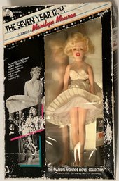 Vintage 1982 Marilyn Monroe Doll - Seven Year Itch - 20th Century Fox No 5012 - Subway Grate Dress - 11.5 H