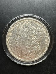 1890-O Morgan Silver Dollar