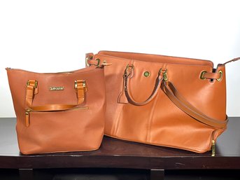 Ladies' Leather Purse And Weekender