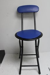 Portable Small Blue Folding Chair