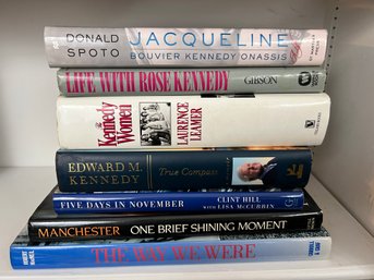 Collection Of Hardcover Books On JFK & The Kennedys