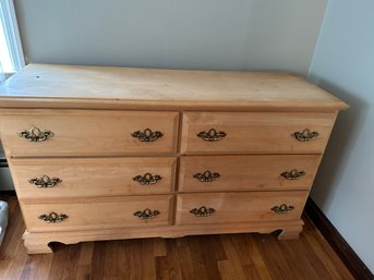 6 Drawer Unpainted Dresser