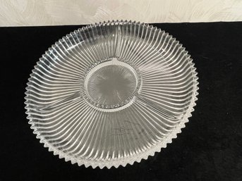 3 Part Glass Serving Platter