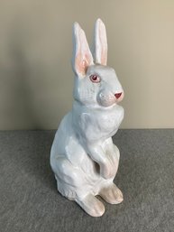 Italian Pottery White Rabbit