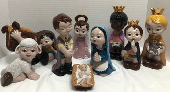 Adorable Nativity Set - Hand Made