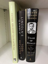 Trio Of Books On Abraham Lincoln