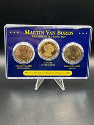 Martin Van Buren Presidential Coin Set Sealed