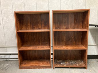Two Small Bookcases