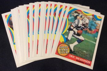 1989 Topps 1000 Yard Club Complete 24 Card Insert Set - L