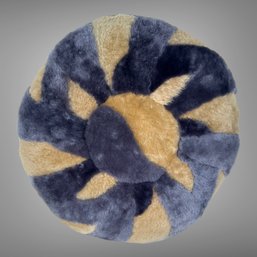 Handmade Vintage Sun Burst Yin Yang Pillow