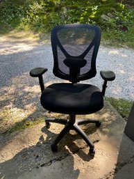 Black Office Adjustable Task Chair