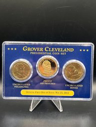 Grover Cleveland Presidential Coin Set Sealed