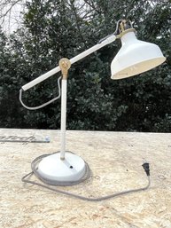 A White Desk Lamp